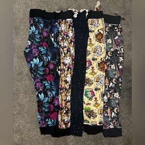 Spellbound Soles/Onyx & Lore women’s joggers, size 3XL, 5 different designs